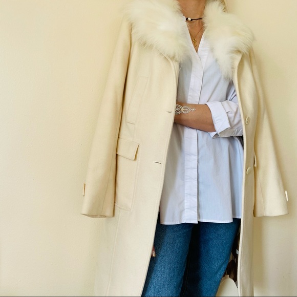 RED Valentino Jackets & Blazers - Red Valentino Garavani ecru white wool coat